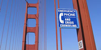 Golden GateBridge with emergency phone