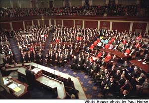 President G.W. Bush addresses U.S. Congress