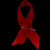 Red eibbon, symbol of AIDS Awareness
