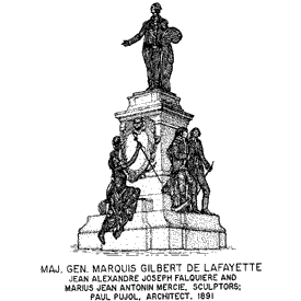 Lafayette statue