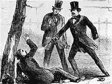 Rep. Daniel E. Sickles shoots Philip Barton Key at Lafayette Square in 1859.