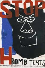 Ben Shahn print: Stop H-Bomb Tests