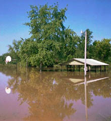 Rocheport under water